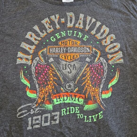 BOSWELL'S MUSIC CITY, NASHVILLE, TN HARLEY-DAVIDSON LS TEE, SIZE XL - Picture 2 of 6